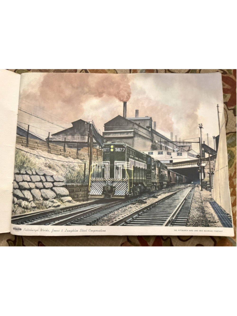 Howard Fogg P&LE Railroad Book Lot 1964 + 1936 Historical Locomotives - Picture 15 of 17